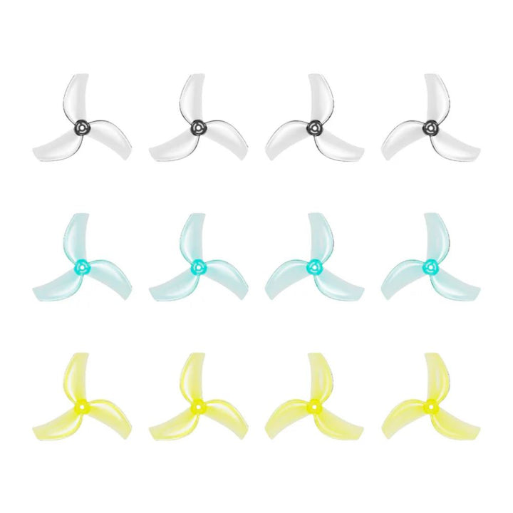 Gemfan 1611-3 40mm Tri-blade for 1.5mm Shaft - (2CW+2CCW) - Choose Color