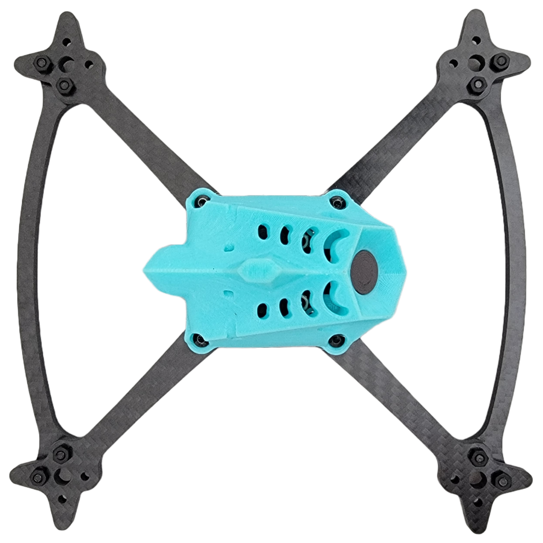 OpenRacer - 5" Frame w/ TurtleModeFPV Pod Canopy