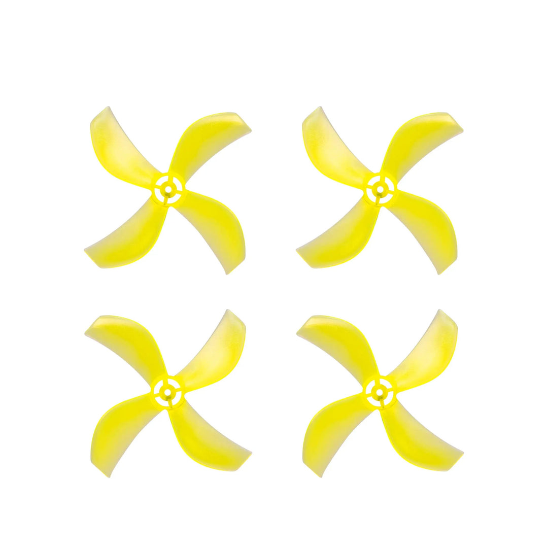Hélices para dron FPV de cuatro palas NewBeeDrone Azi 1212-4/1,2" Micro/Whoop para eje de 1 mm (paquete de 8) - Elige el color