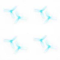 HQ Prop Ultralight 1209-3 / 1.2" 31mm Tri-Blade Micro / Whoop Props for 1mm Shaft (4 Pack) - Choose Color