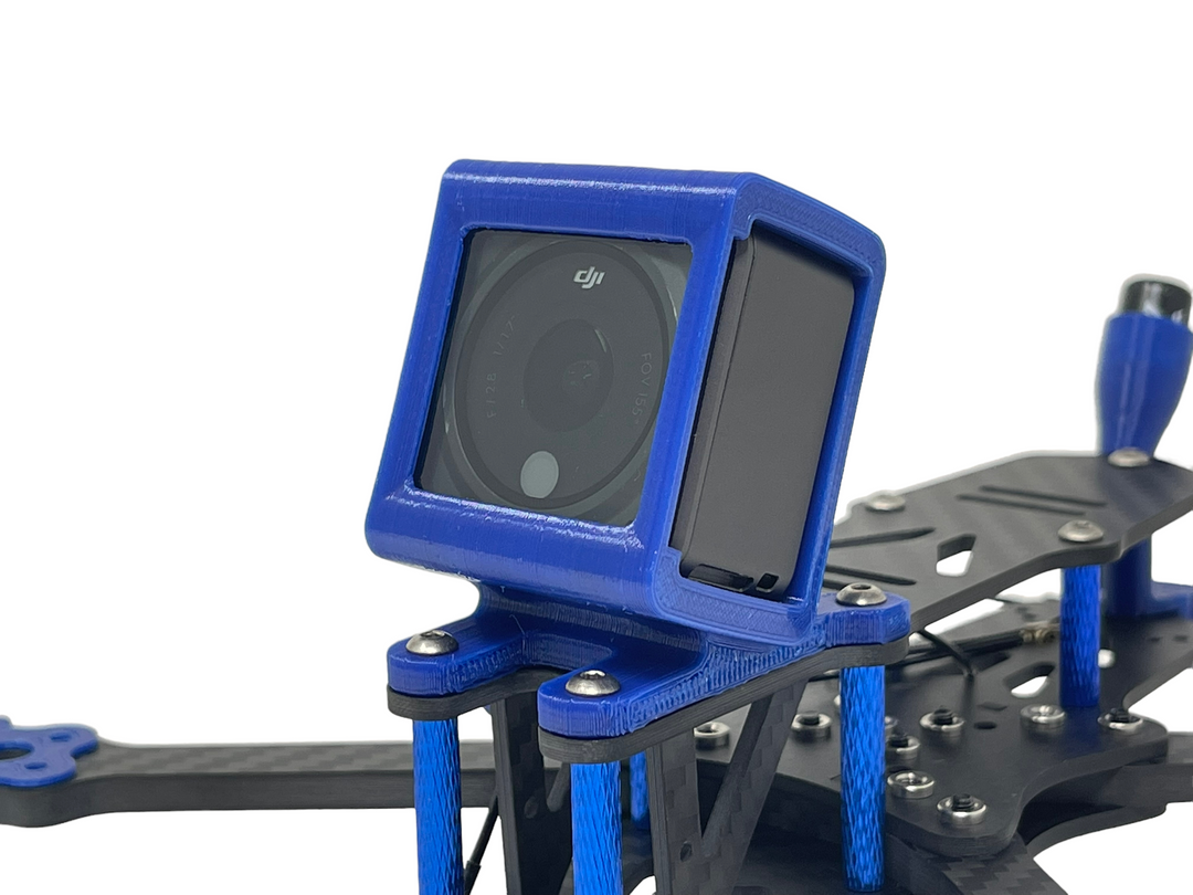Brain3D DJI Action 2 Mount for OG Vannystyle Frame w/ DJI O3 Upgrade - Choose Color / Angle