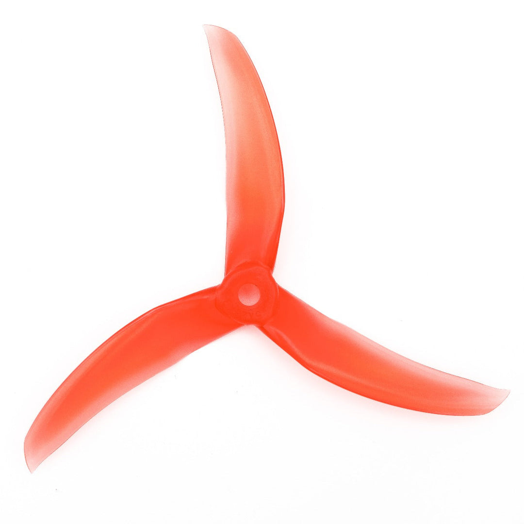 Hélices de repuesto para dron FPV de tres palas Emax Avan Scimitar 5028-3/5" (paquete de 4), color rojo