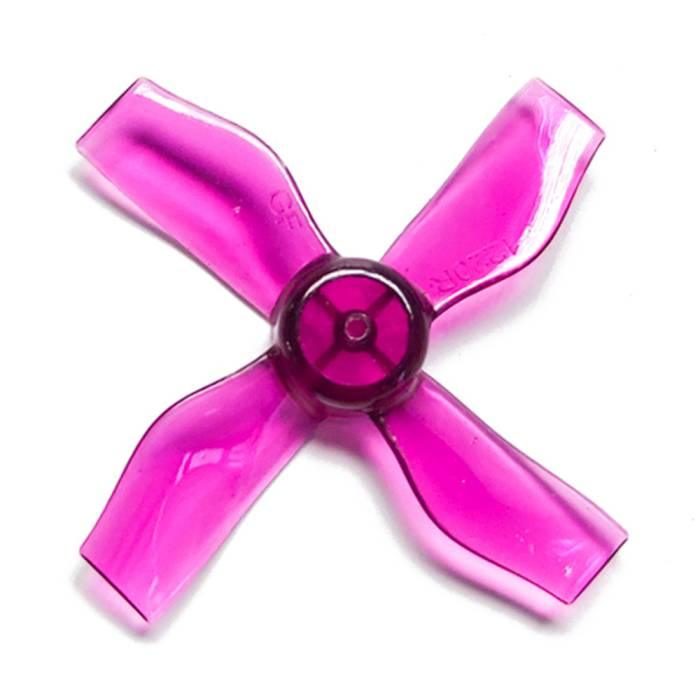 Gemfan 31mm 1220-4 / 1.2" Quad-Blade Micro/Whoop FPV Drone Props for 0.8mm Shaft (8 Pack) - Choose Color