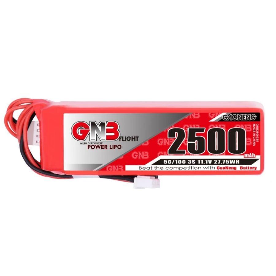 Batería GNB 2500mAh 11,1V 3S - Para radio X9D (FUTABA, XH2.54 y JST)