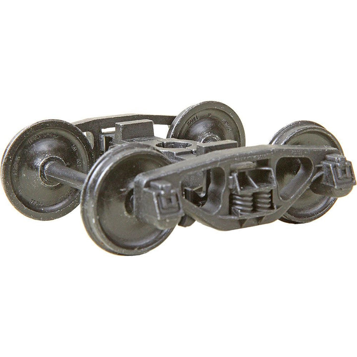 Kadee #756 O S AAR Bettendorf Metal Trucks with 33" Smooth Back Metal P48 Wheels