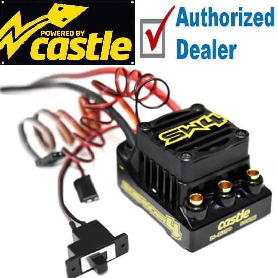 Castle Creations SW4 Sensorless WP ESC + 1406 4600KV Sensor Motor COMBO