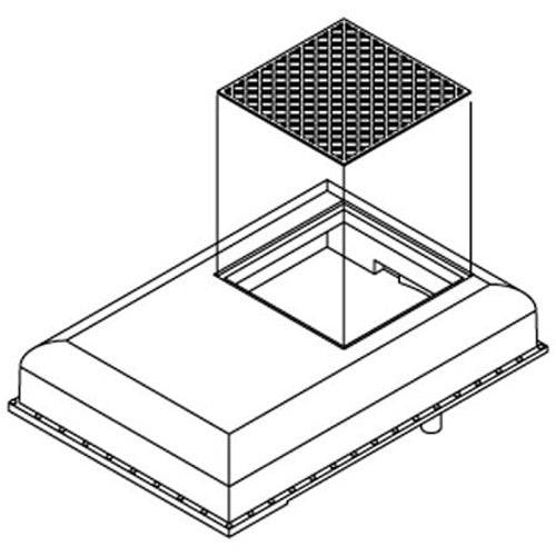 Athearn ATHG62333 HO Scale Winterization Hatch w/36" Fans Sq Grill GP-7/9