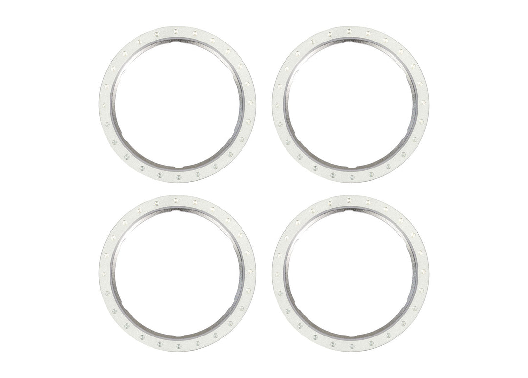 Traxxas Beadlock Rings Aluminum Silver maxx slash / UDR
