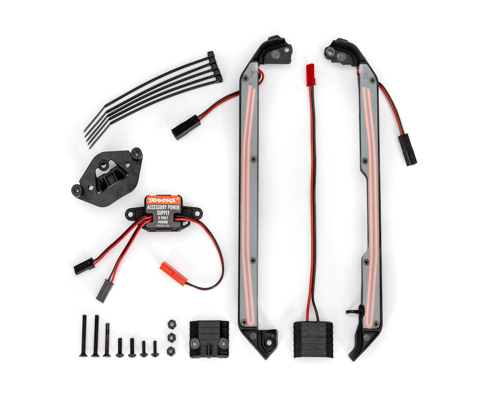 Traxxas 10590-RED LED Light Set, Red, Complete (underbody) (4-Tec Drift)