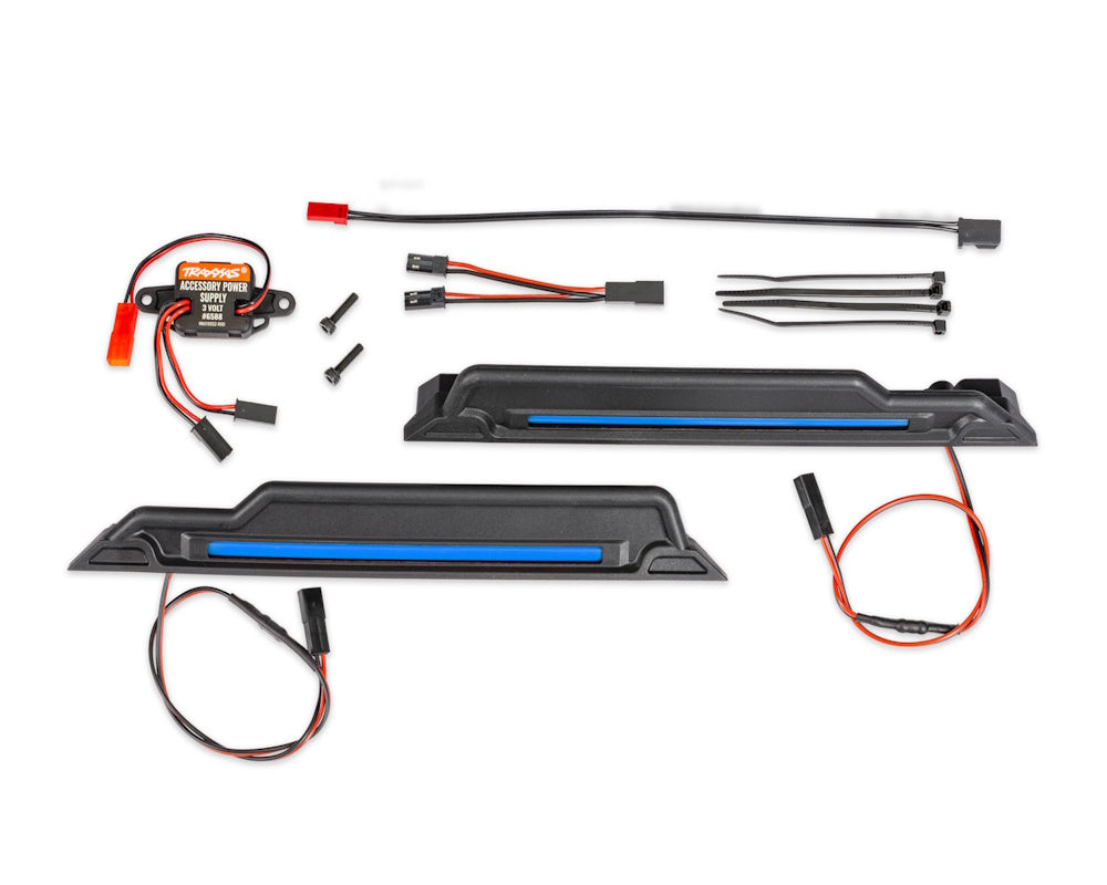 Traxxas 10998-BLUE LED Light Kit, Blue, Complete (Underbody)- Sand Car