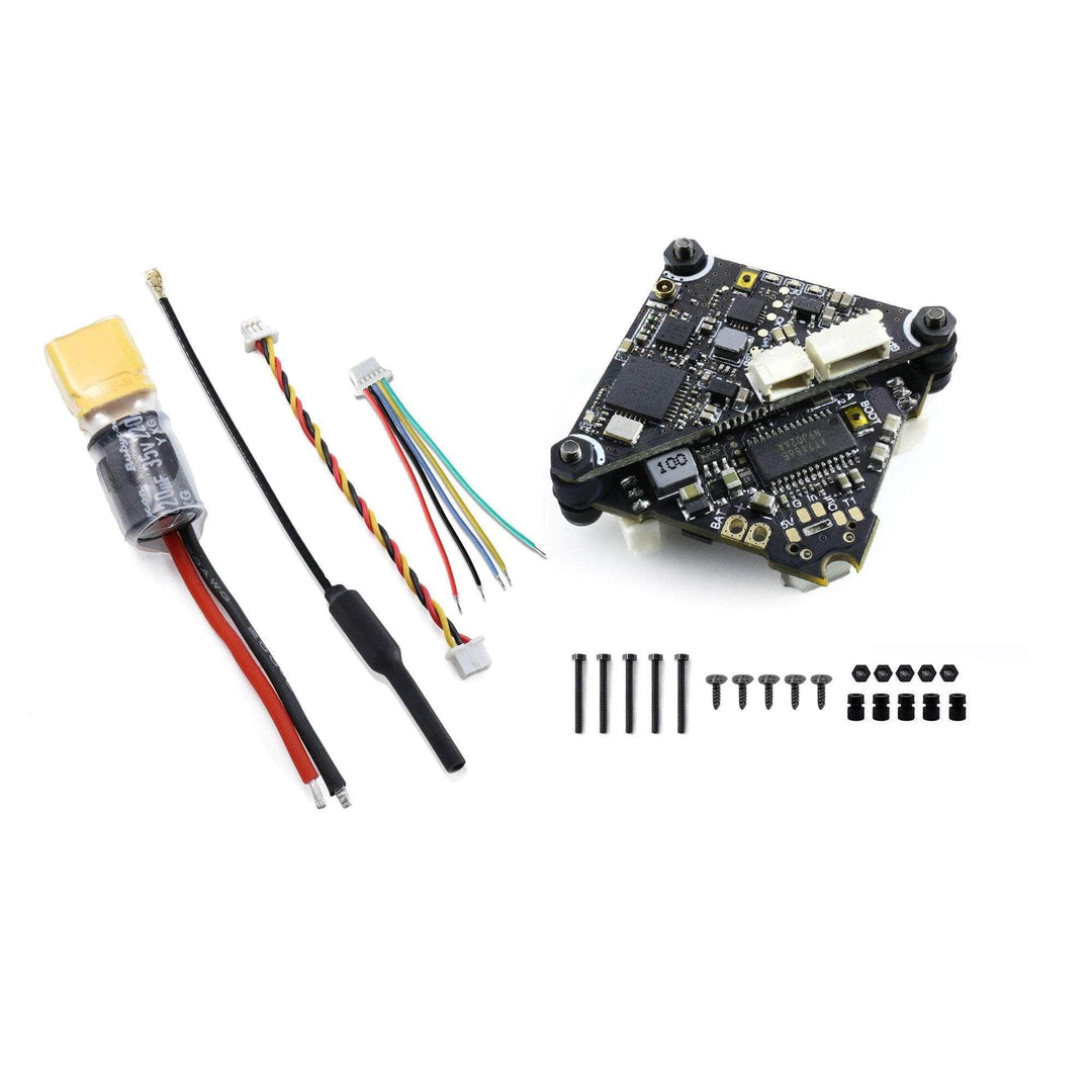 Controlador de vuelo AIO Whoop/Toothpick GEPRC Stable F4 2-4S (con ESC 4 en 1 de 12 A y 8 bits y VTX U.FL de 200 mW)