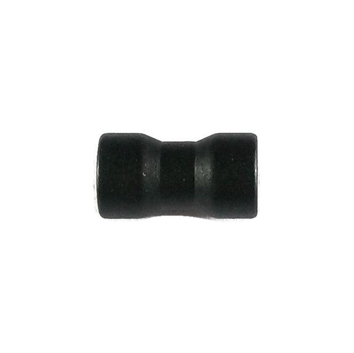 Separador/espaciador roscado de aluminio anodizado negro de 10 mm M3 F/F con perfil de diámetro exterior de 5,5 mm