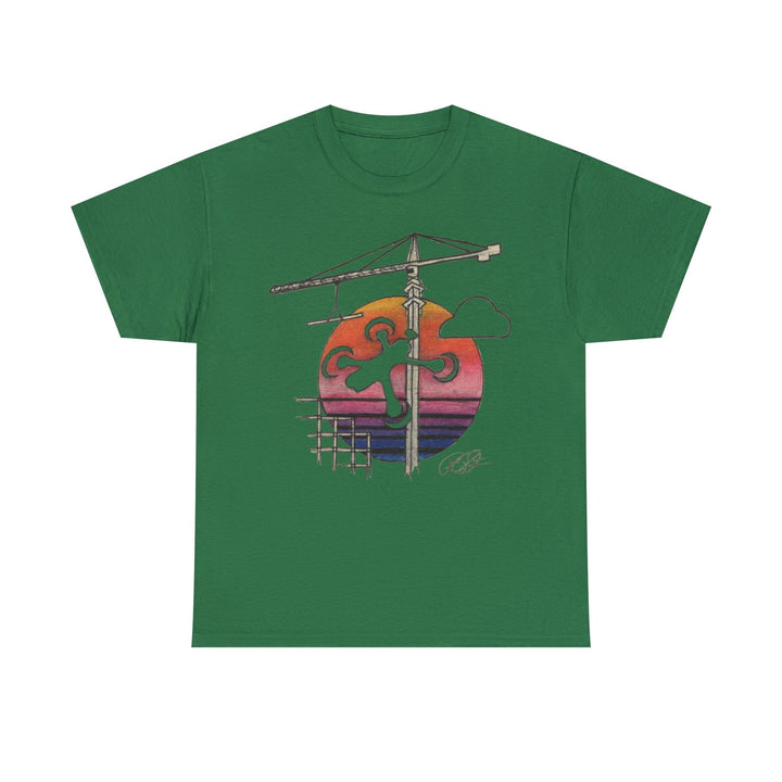 Ripping Cranes - una camiseta con dron FPV