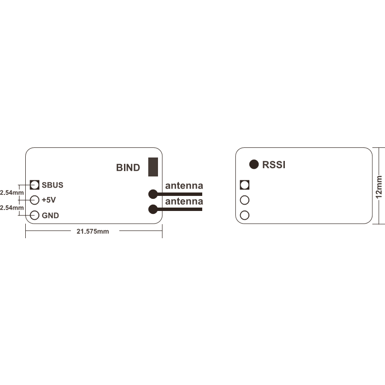 Receptor micro FrSky XM+ de 2,4 GHz