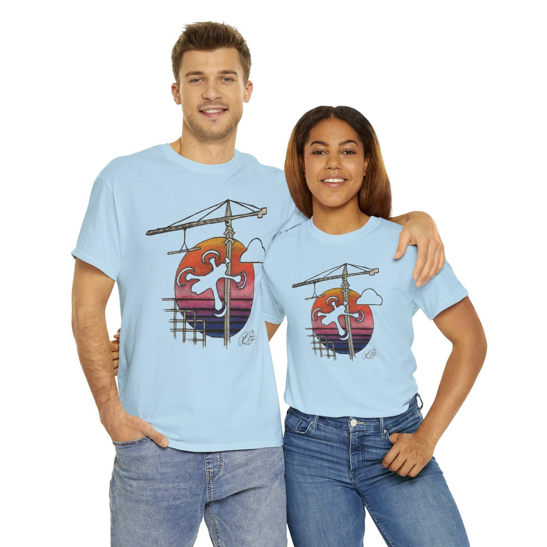 Ripping Cranes - una camiseta con dron FPV