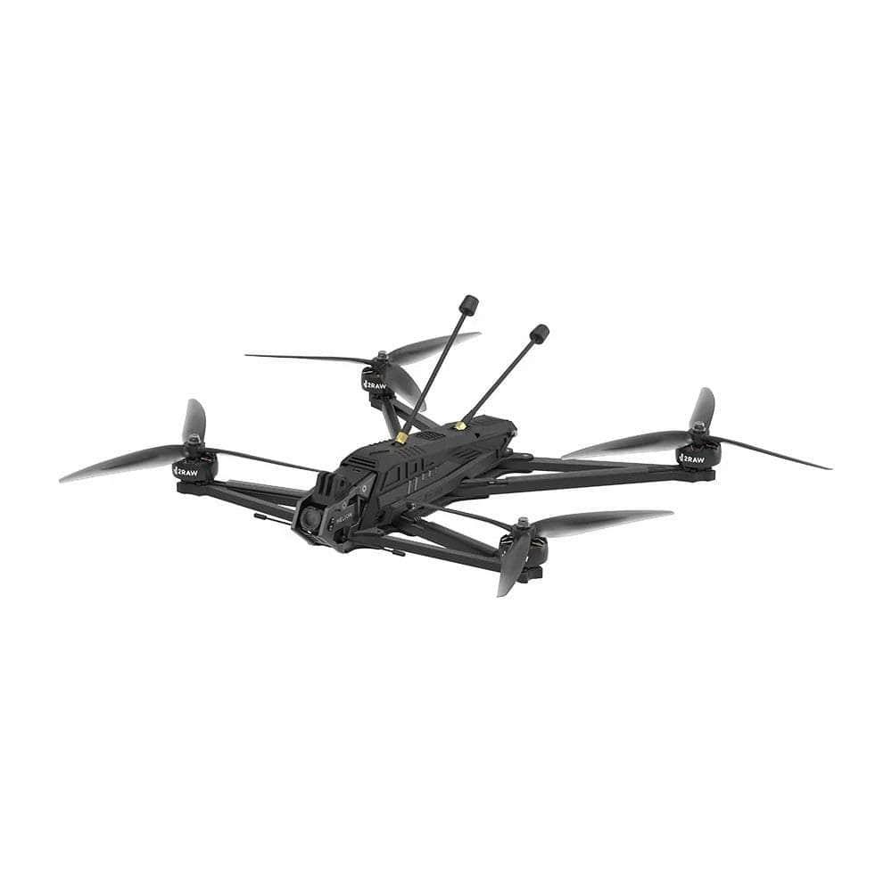 Drone cuadricóptero de largo alcance cinematográfico HD iFlight BNF Helion 10 6S de 10" con unidad aérea DJI O3 y microcámara - ELRS 2,4 GHz (GPS) 