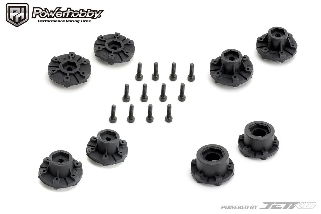 Powerhobby 1/10 2.8 ST King Cobra Belted Tires (2) with Removable Hex Wheels