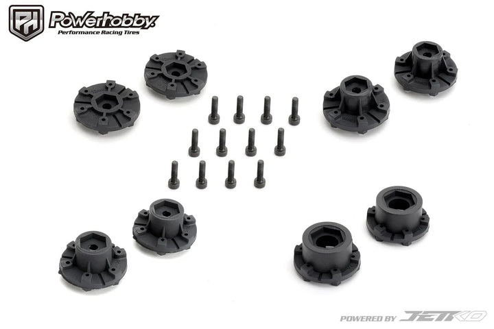 Powerhobby 1/10 2.8 ST King Cobra Belted Tires (2) with Removable Hex Wheels