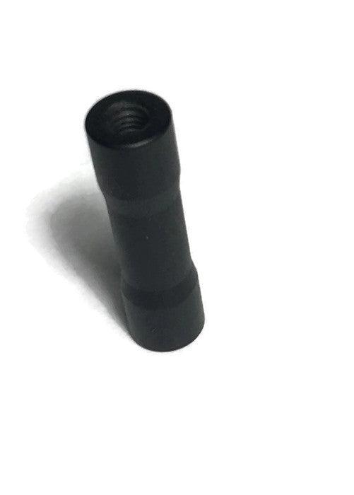 Separador/espaciador roscado de aluminio de 20 mm M3 F/F anodizado negro de 5,5 mm de diámetro exterior perfilado