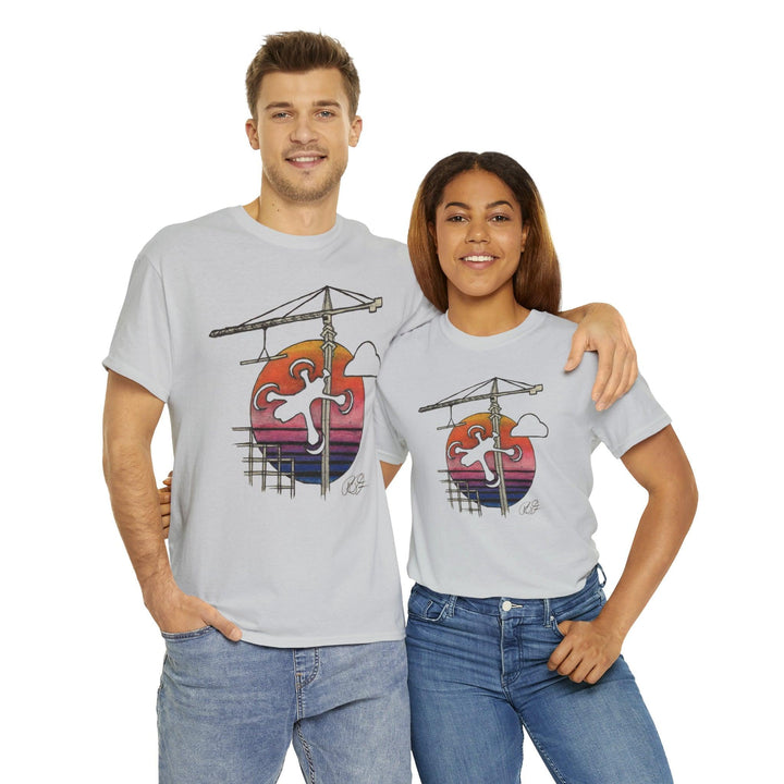 Ripping Cranes - una camiseta con dron FPV