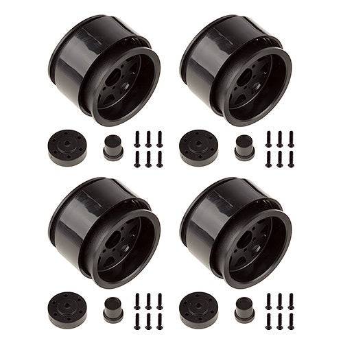 Associated 42101 Method 701 Trail Series Wheels 1.9 in Black Enduro