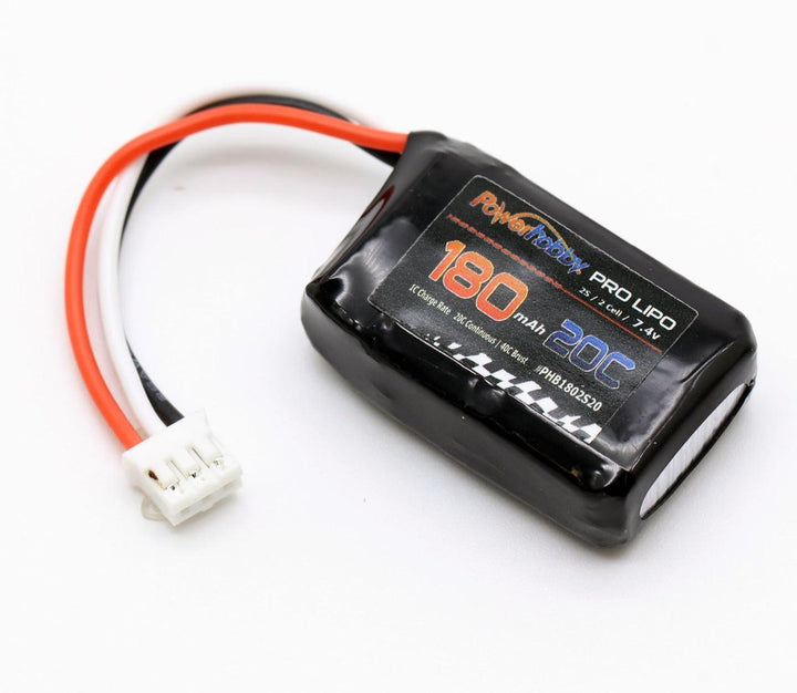 Powerhobby 2S 180mah 20c Lipo Battery : E-flite UMX Carbon Cub / UMX Sbach 3D