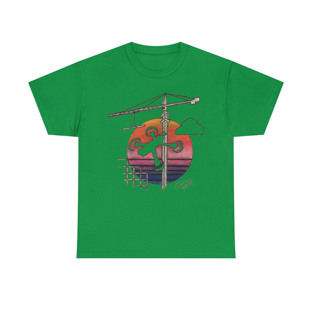 Ripping Cranes - una camiseta con dron FPV