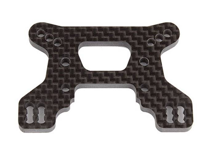 Associated 92265 Front Shock Tower, 23mm Carbon Fiber RC10B74.1