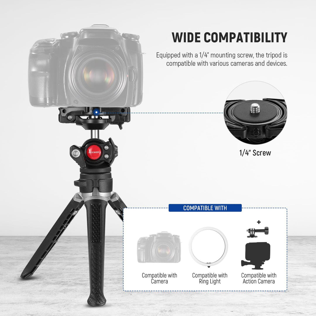 Mini trípode para cámara NEEWER TS006 compatible con GoPro/iPhone 