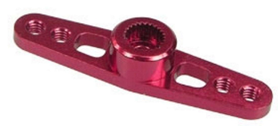 3Racing 2.6mm Aluminium Double Servo Arm Red For Ko Propo/Sanwa