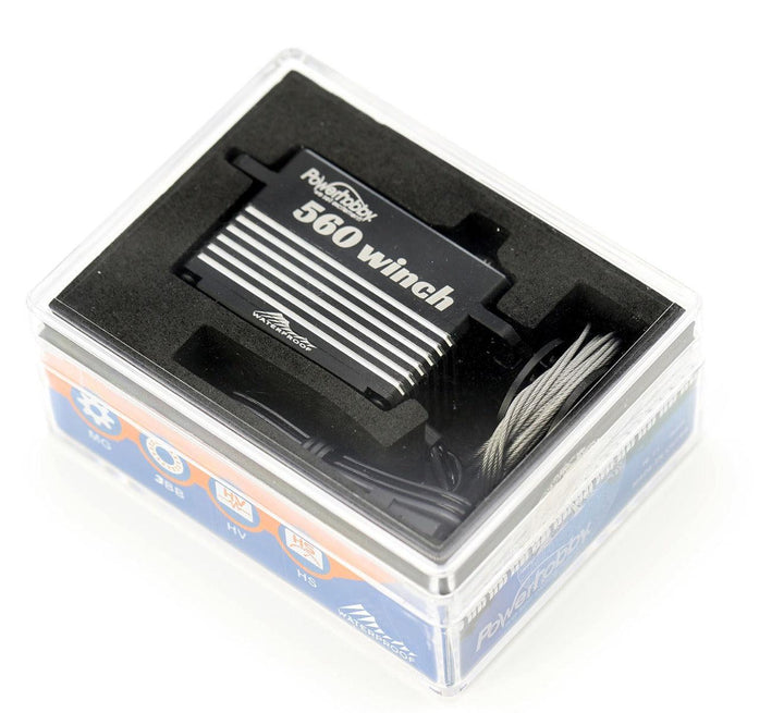Powerhobby 560 HV Waterproof  Low Profile Crawler Winch Brushless Servo