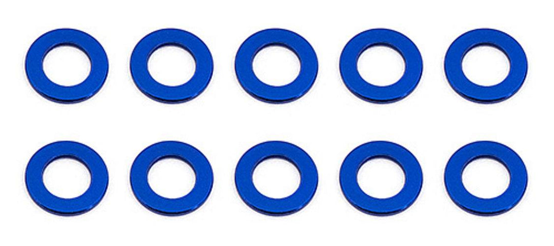 Associated 31381 Ballstud Washers, 5.5x0.5 mm Blue Aluminum Apex Scion RC10 SC10