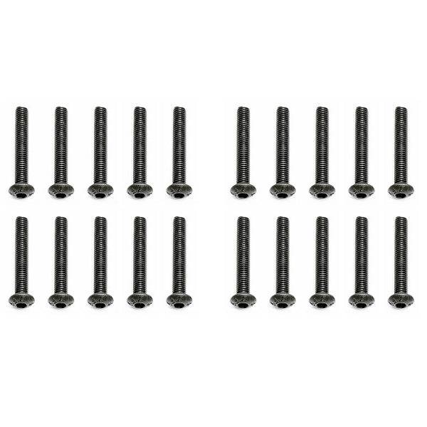 Associated 25188 M3 x 20mm Button Head Hex Screw (20) Rival MGT