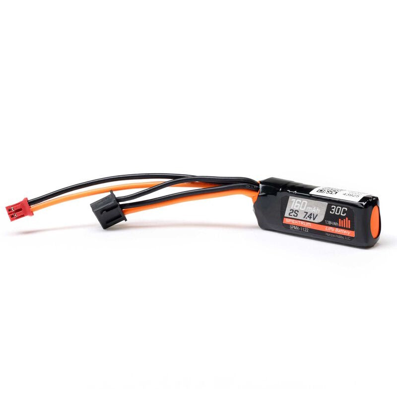 Spektrum SPMX-1122 7.4V 160mAh 2S 30C LiPo Battery PH2.0 Axial SCX30 Ford Bronco