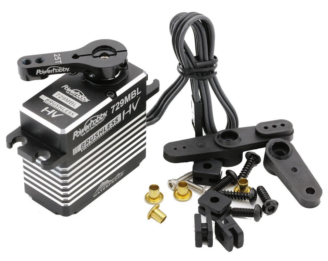Powerhobby 729MBL HV Waterproof Brushless Steel Gear Servo / Aluminum Case