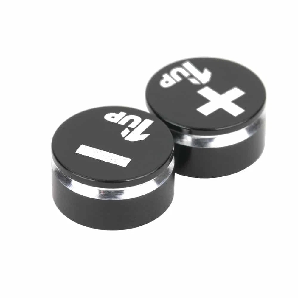1Up Racing 190410 - LowPro Bullet Plug Grips, Stealth