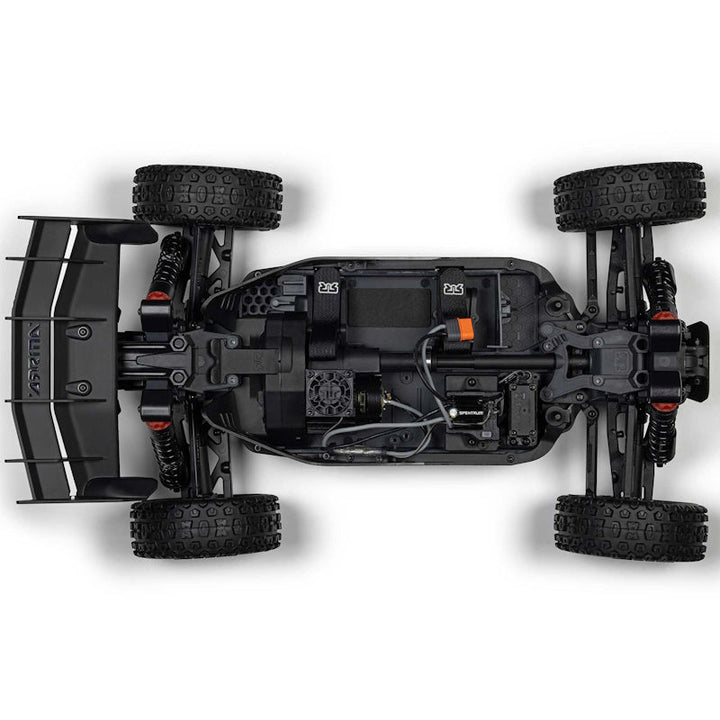 Arrma ARA4206V4T3 1/8 TYPHON MEGA 665 4X4 RTR Brushed Buggy, Red