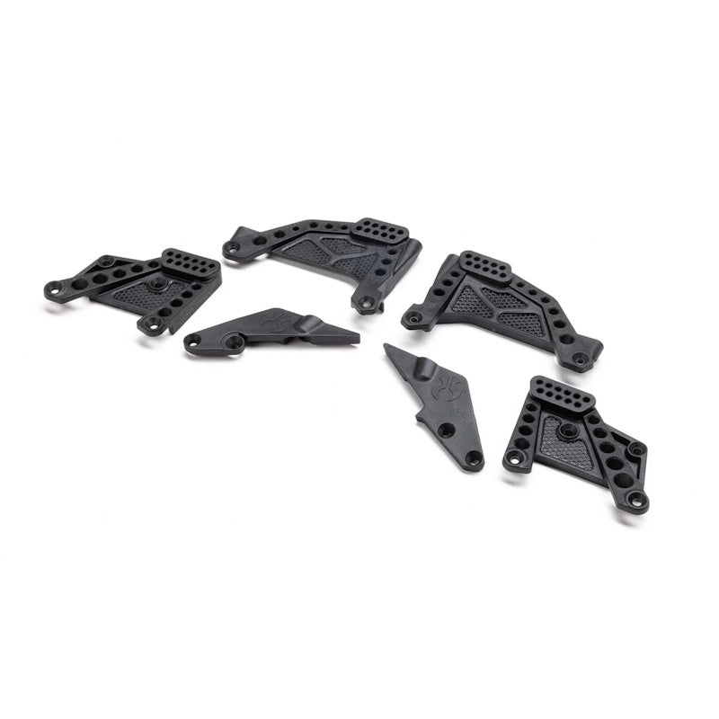 Arrma AXI-2996 Shock Towers with Supports, FR/R: SCX10 III HP