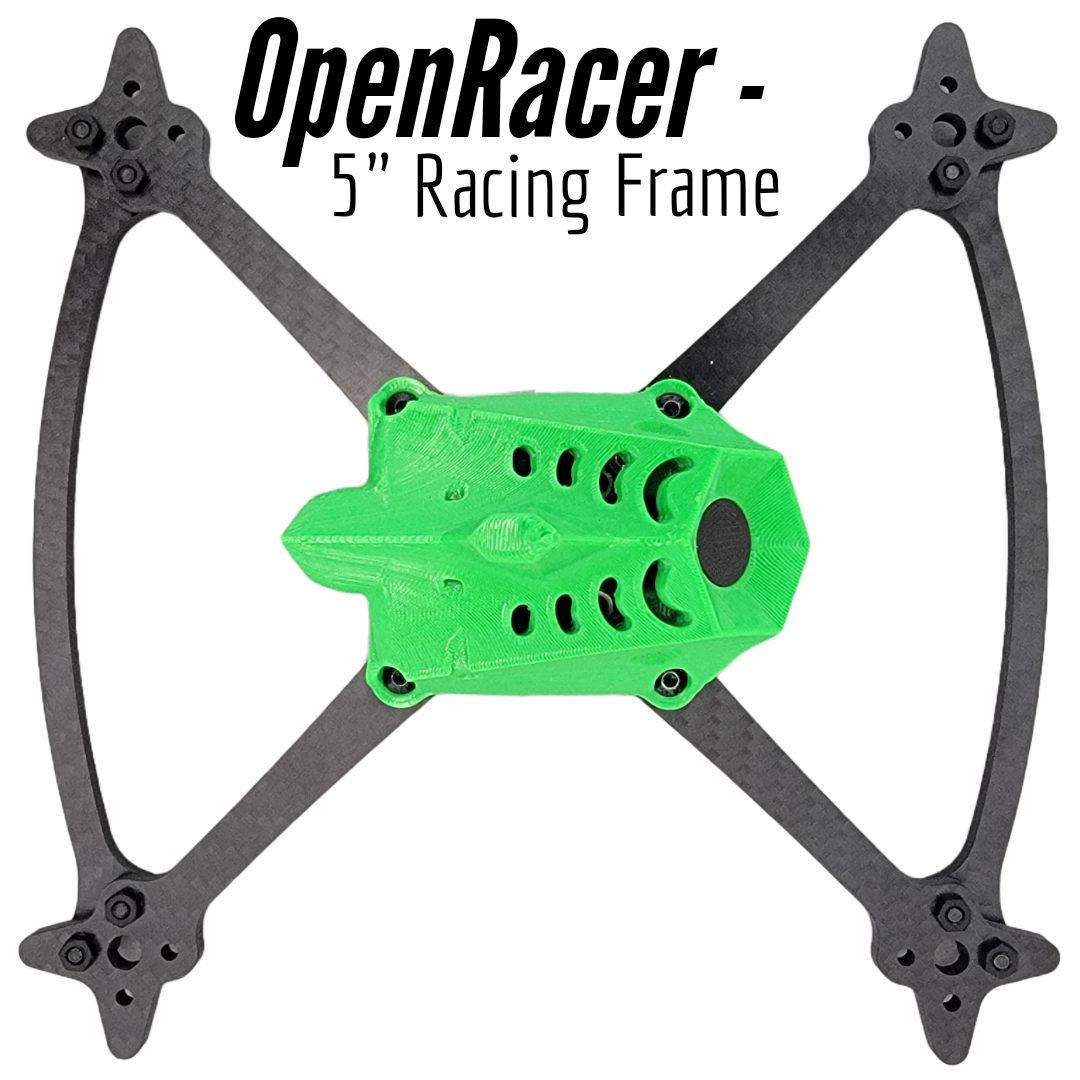 OpenRacer - Marco de 5" con cubierta tipo cápsula - Elegir opciones