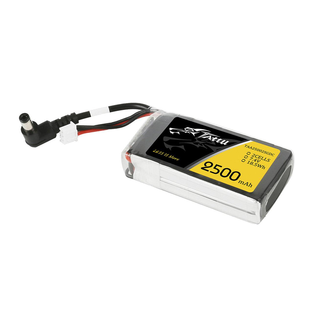 Batería de polímero de litio Tattu 2500 mAh 2S para gafas FPV con conector DC5.5 mm