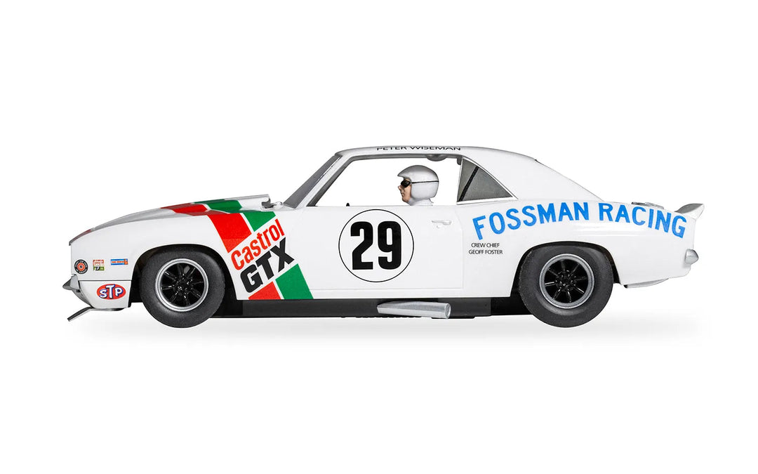 Scalextric C4643 Chevy Camaro Castrol Racing Trans Am 1971 1/32 Slot Car DPR