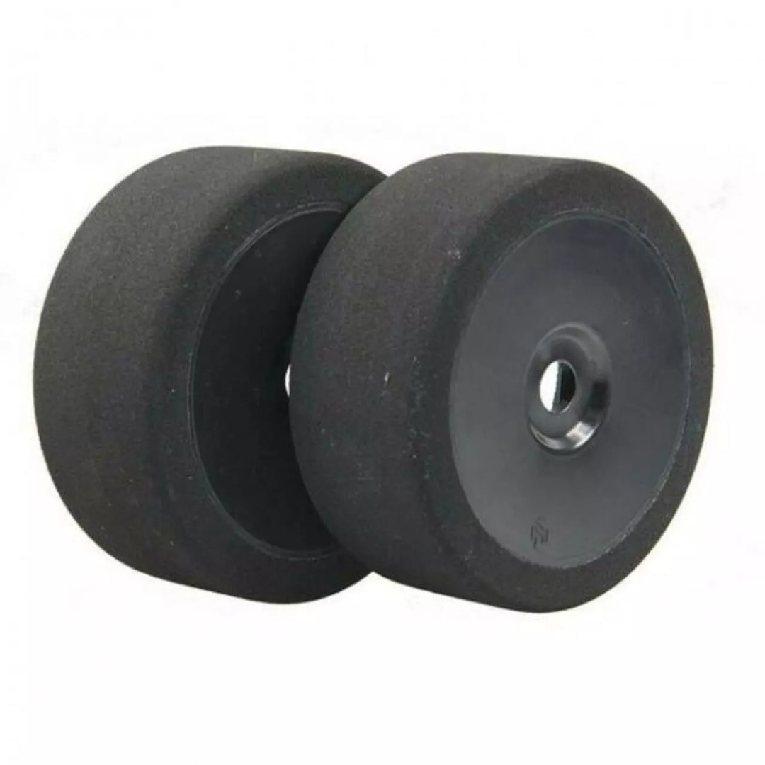 BSR Racing 1/8 Mounted GT Foam Tires 35 Shore (2) w/17mm Hex Black