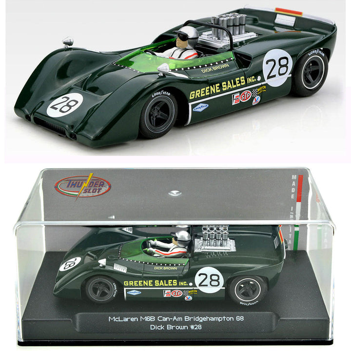 Thunderslot McLaren M6B Can-Am Bridgehampton 1968 Thunder 1/32 Slot Car