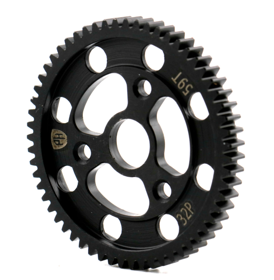 Powerhobby Hardened Steel 59T 32P Spur Gear Axial AX10 SCX10 Wraith