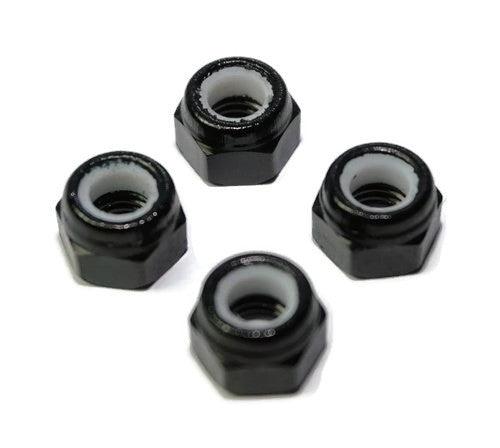 Tuercas de seguridad Nylock de aluminio M5 - CW - (4 piezas)