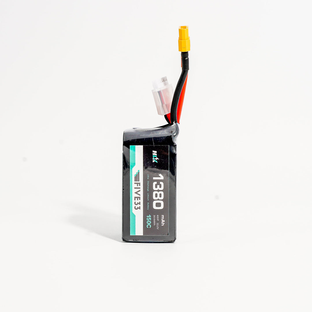 Five33 "Budget" 1380mah 6S 150C Lipo Battery