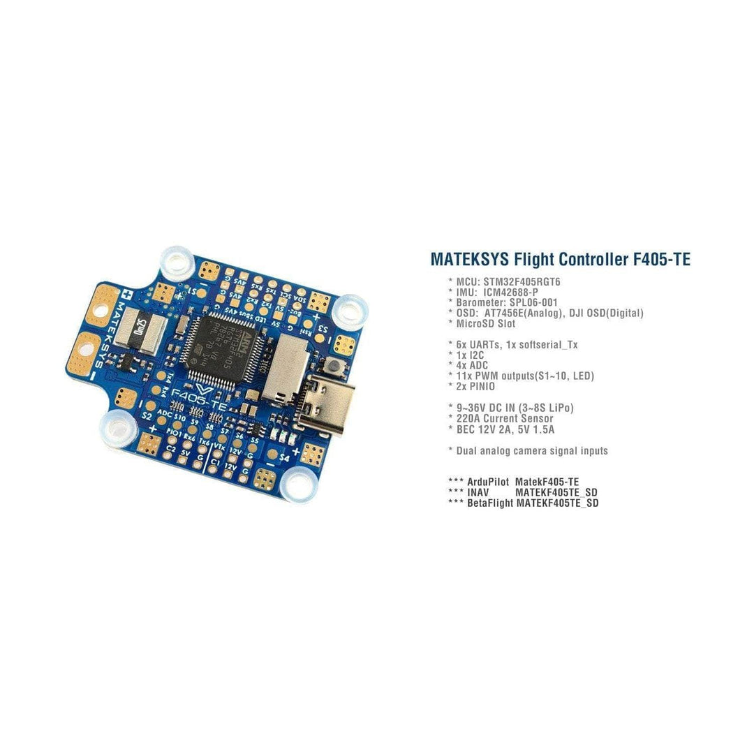 Matek F405-TE 30x30 Flight Controller w/ Built-in PDB