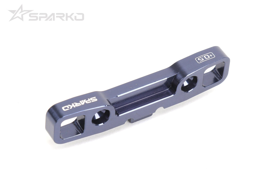 Sparko F8 Truggy 7075 Aluminum Arm Mount C +0.5 (Dark Blue)