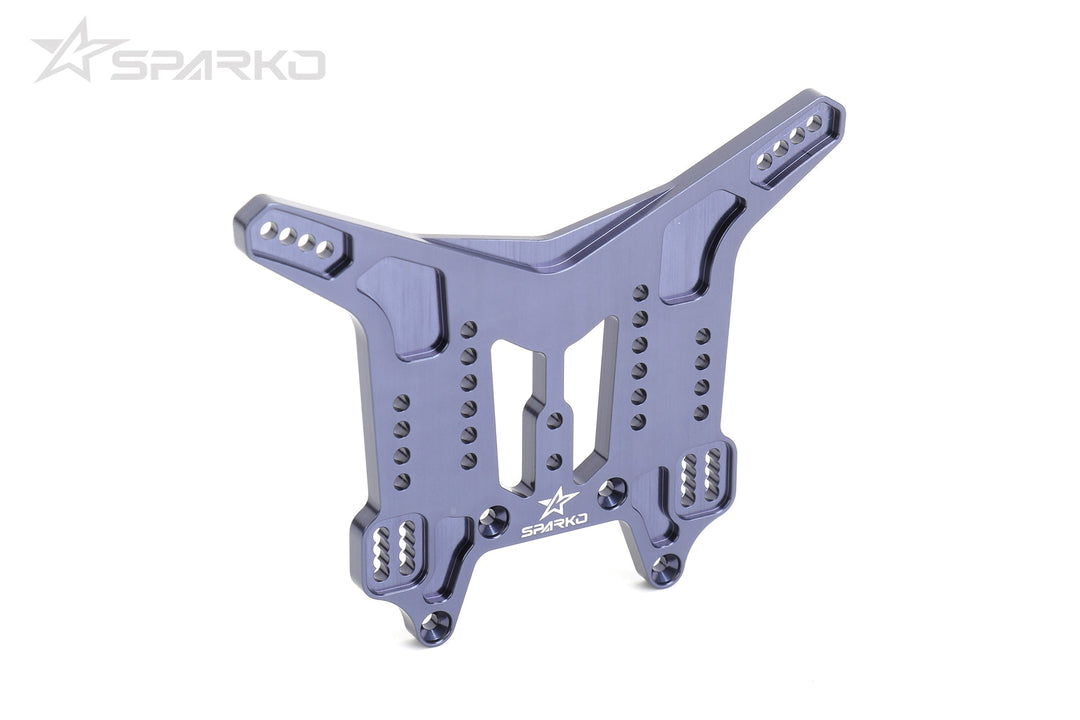 Sparko F8T Truggy 7075 Aluminum Rear Shock Tower (Dark Blue)