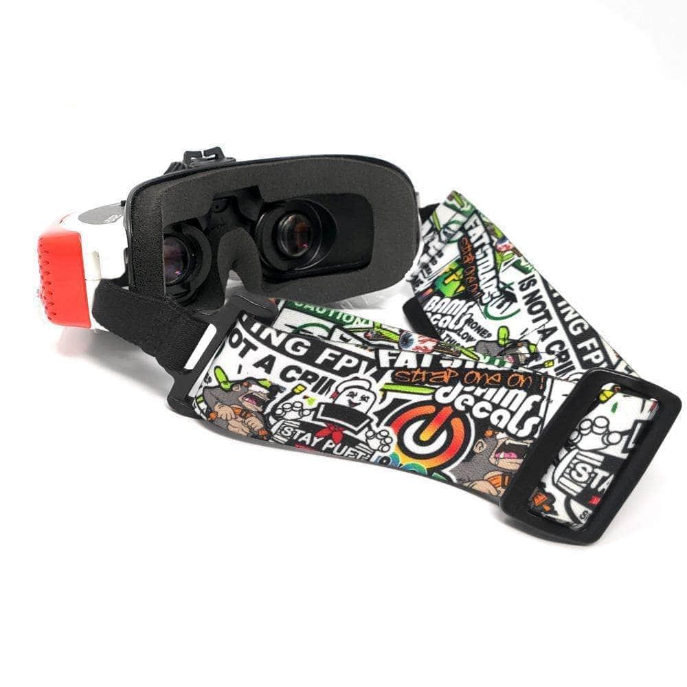 Correa para gafas FPV FatStraps de 2" para Fatshark, Walksnail o DJI: elige tu estilo